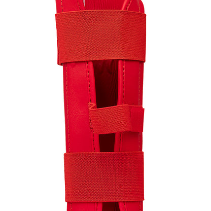Javson Karate Shin Pads Red Color for Training & Competition