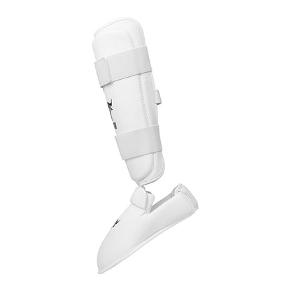 Javson Karate Shin Pads White Color for Training & Competition
