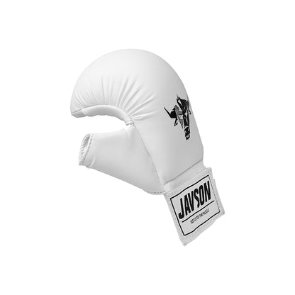Javson Karate Mitts White Color for Training & Competition