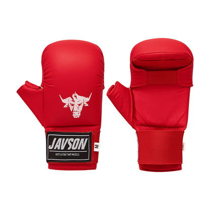 Javson Karate Mitts Red Color for Training & Competition