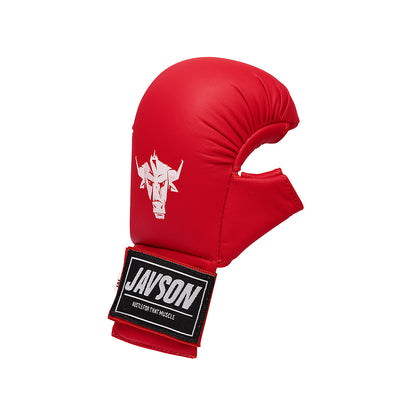 Javson Karate Mitts Red Color for Training & Competition