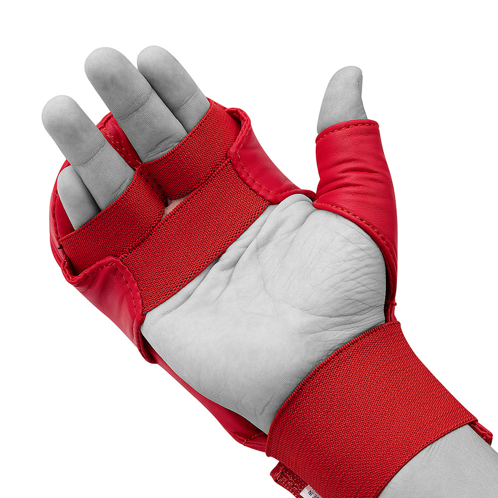 Javson Karate Mitts Red Color for Training & Competition