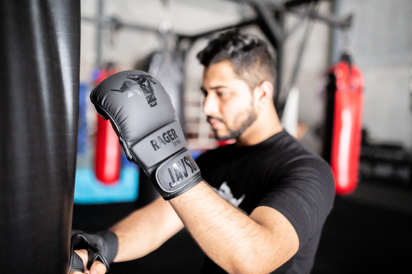 JAVSON MMA SHOUTER GLOVES RAGER SERIES WITH OPEN PALM