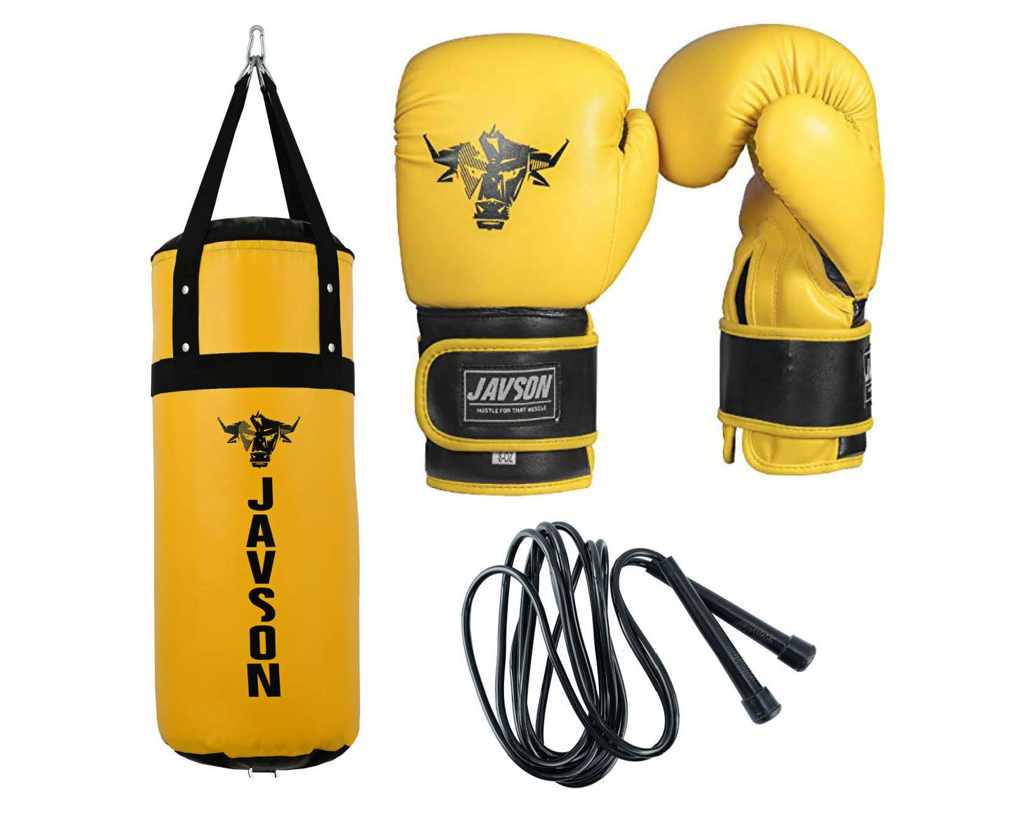 Bundle of 3  Kids Punching Bag, Kids Boxing Gloves, Skipping Rope