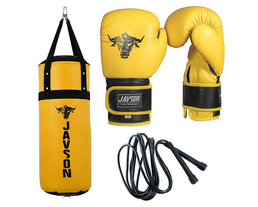 Bundle of 3  Kids Punching Bag, Kids Boxing Gloves, Skipping Rope