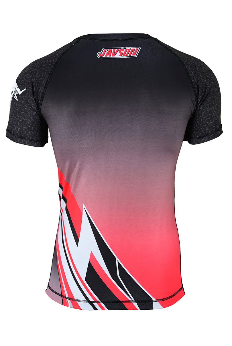 Javson Short Sleeve Rash Guard for Training and Competition