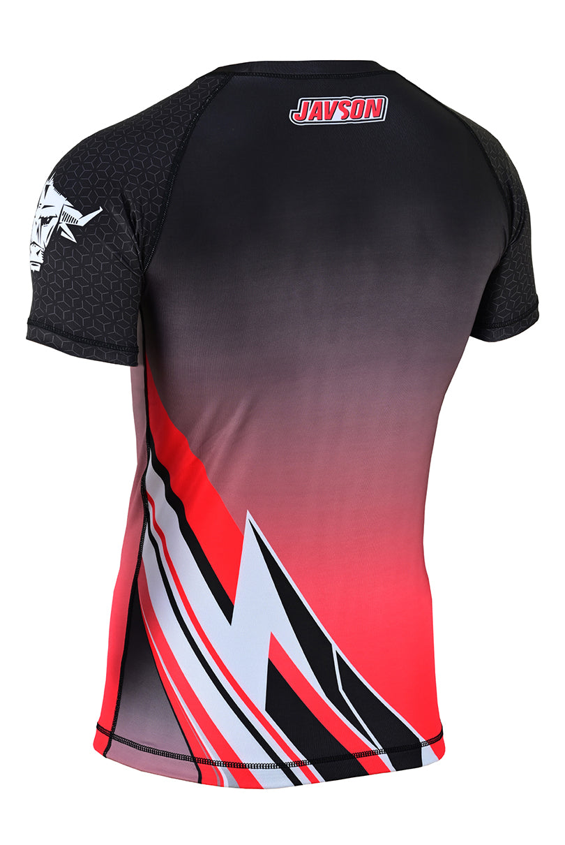 Javson Short Sleeve Rash Guard for Training and Competition