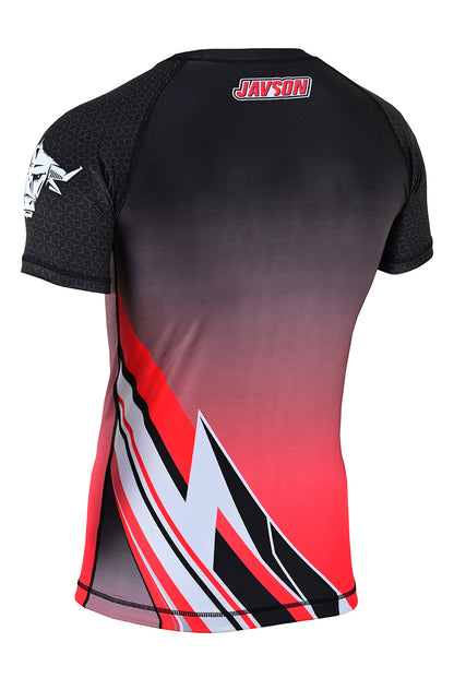 Javson Short Sleeve Rash Guard for Training and Competition