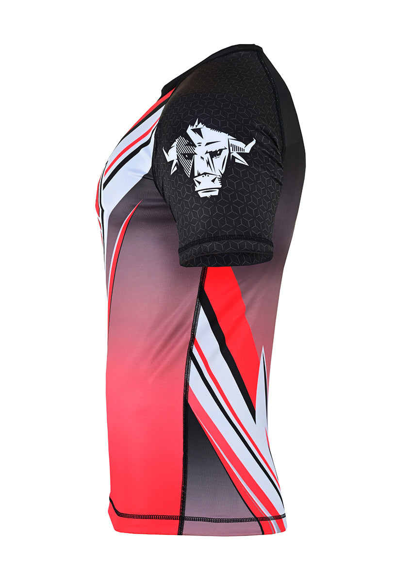 Javson Short Sleeve Rash Guard for Training and Competition