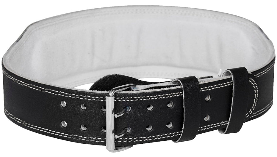 JAVSON 4 INCH SPLIT LEATHER WEIGHTLIFTING BELT