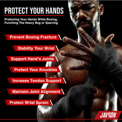 JAVSON BOXING HAND WRAPS 4.5 METER FOR TRAINING