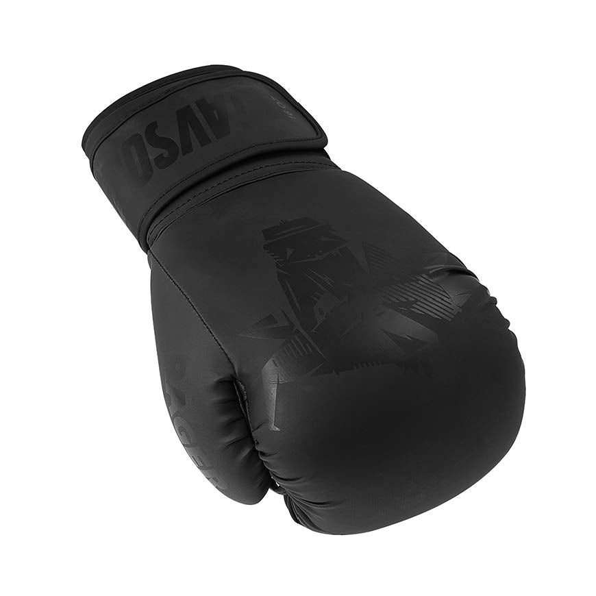 JAVSON BOXING GLOVES BLACK MATT RAGER SERIES