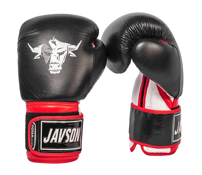 JAVSON BOXING GLOVES TODA SERIES HOOK & LOOP BLACK/RED