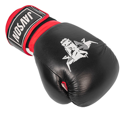 JAVSON BOXING GLOVES TODA SERIES HOOK & LOOP BLACK/RED