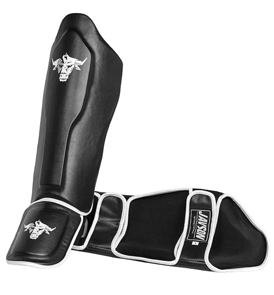 JAVSON SHIN GUARD FOR BOXING & TRAINING BLACK/WHITE