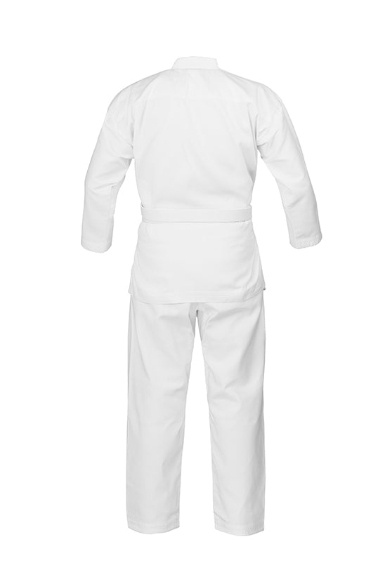 JAVSON KARATE UNIFORM 8OZ POLY COTTON WHITE