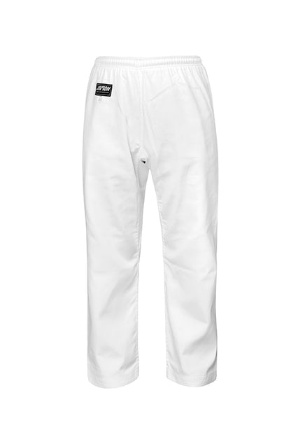 JAVSON KARATE UNIFORM 8OZ POLY COTTON WHITE