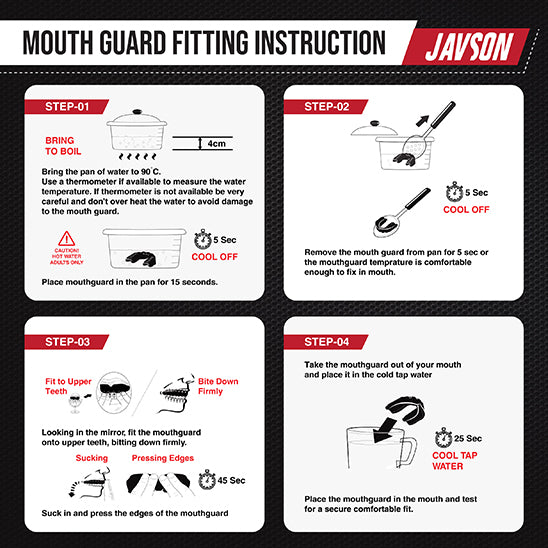 JAVSON MOUTH GUARD/GUM SHIELD FOR BOXING, MMA, MARTIAL ARTS